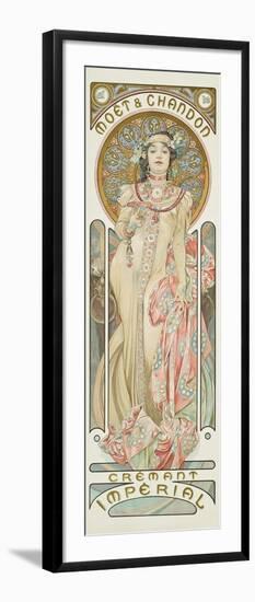 Moet and Chandon: Dry Imperial, 1899-Alphonse Mucha-Framed Giclee Print