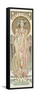 Moet and Chandon: Dry Imperial, 1899-Alphonse Mucha-Framed Stretched Canvas