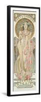 Moet and Chandon: Dry Imperial, 1899-Alphonse Mucha-Framed Premium Giclee Print