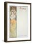 Moet and Chandon Menu, 1899-Alphonse Mucha-Framed Giclee Print