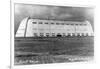 Moffett Field, California - Giant Hangar Exterior-Lantern Press-Framed Art Print