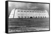 Moffett Field, California - Giant Hangar Exterior-Lantern Press-Framed Stretched Canvas