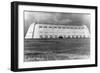 Moffett Field, California - Giant Hangar Exterior-Lantern Press-Framed Art Print