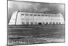 Moffett Field, California - Giant Hangar Exterior-Lantern Press-Mounted Art Print