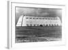 Moffett Field, California - Giant Hangar Exterior-Lantern Press-Framed Art Print