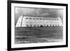 Moffett Field, California - Giant Hangar Exterior-Lantern Press-Framed Art Print