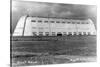 Moffett Field, California - Giant Hangar Exterior-Lantern Press-Stretched Canvas