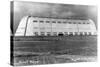 Moffett Field, California - Giant Hangar Exterior-Lantern Press-Stretched Canvas