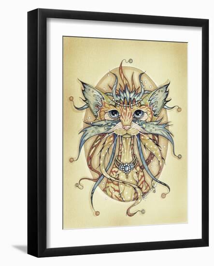 Mog Gwenevere-Linda Ravenscroft-Framed Giclee Print