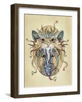 Mog Merlin-Linda Ravenscroft-Framed Giclee Print