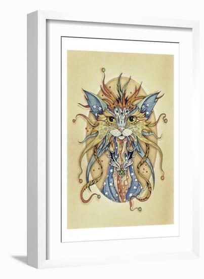 Mog Morgana Le Fay-Linda Ravenscroft-Framed Giclee Print