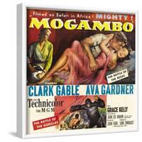 Mogambo, Grace Kelly, Clark Gable, Ava Gardner, 1953-null-Framed Art Print