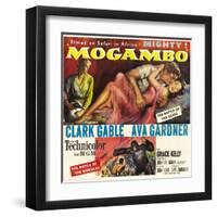 Mogambo, Grace Kelly, Clark Gable, Ava Gardner, 1953-null-Framed Art Print