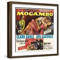 Mogambo, Grace Kelly, Clark Gable, Ava Gardner, 1953-null-Framed Art Print