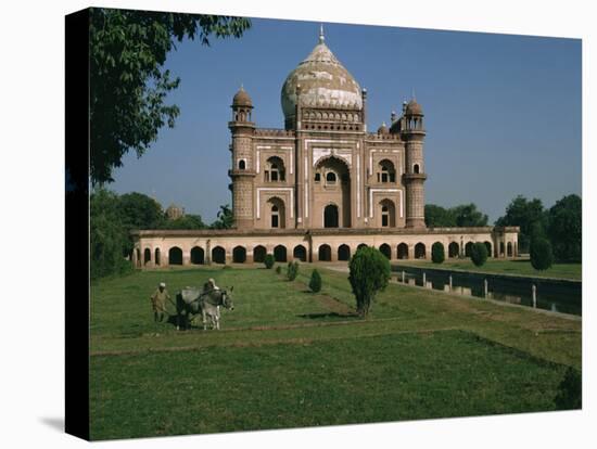 Moghul Tomb Dating from the 18th Century, Delhi, India-Christina Gascoigne-Stretched Canvas