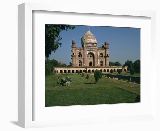 Moghul Tomb Dating from the 18th Century, Delhi, India-Christina Gascoigne-Framed Photographic Print