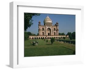 Moghul Tomb Dating from the 18th Century, Delhi, India-Christina Gascoigne-Framed Photographic Print