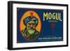 Mogul Lemon Label - San Fernando, CA-Lantern Press-Framed Art Print