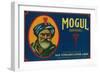 Mogul Lemon Label - San Fernando, CA-Lantern Press-Framed Art Print