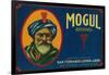 Mogul Lemon Label - San Fernando, CA-Lantern Press-Framed Art Print