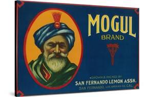 Mogul Lemon Label - San Fernando, CA-Lantern Press-Stretched Canvas