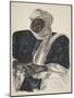 Mohamed Salek, Dit Doud Moura, Sultan Du Ouadai (Fort Lamy), from Dessins Et Peintures D'afrique, E-Alexander Yakovlev-Mounted Giclee Print