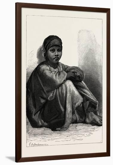 Mohammed, a Boy of Abd-El-Kurnah. Egypt, 1879-null-Framed Giclee Print