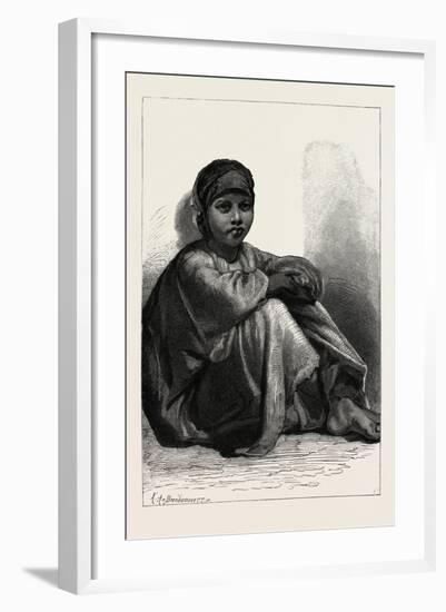 Mohammed, a Boy of Abd-El-Kurnah. Egypt, 1879-null-Framed Giclee Print