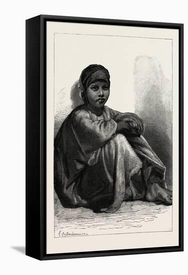 Mohammed, a Boy of Abd-El-Kurnah. Egypt, 1879-null-Framed Stretched Canvas