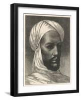 Mohammed Ahmed Known as "The Mahdi" Moslem Agitator in the Sudan-Montbard-Framed Art Print