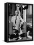 Mohammed Ali Jinnah, Pres. of India's Moslem League, Dressed in Western-Style Suit in his Study-Margaret Bourke-White-Framed Stretched Canvas