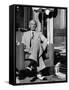 Mohammed Ali Jinnah, Pres. of India's Moslem League, Dressed in Western-Style Suit in his Study-Margaret Bourke-White-Framed Stretched Canvas