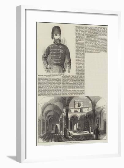 Mohammed Basha, the New Sovereign of Tunis-null-Framed Giclee Print