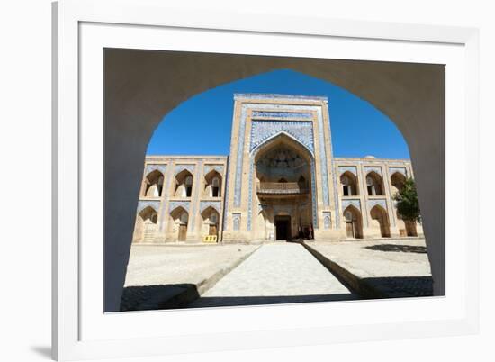 Mohammed Rakhim Khan Medressa in Itchan Kala (Ichon Qala) - Khiva (Chiva, Heva, Xiva, Chiwa, Khiveh-Daniel Prudek-Framed Photographic Print