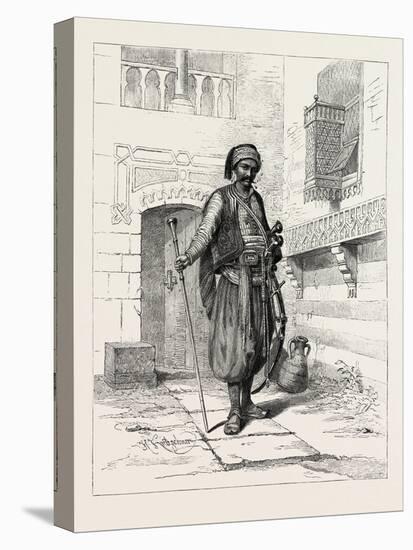Mohammed Selim, Kawass of the Austrian Consulate, Egypt, 1879-null-Stretched Canvas