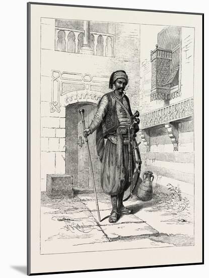 Mohammed Selim, Kawass of the Austrian Consulate, Egypt, 1879-null-Mounted Giclee Print