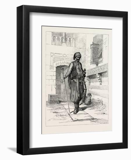 Mohammed Selim, Kawass of the Austrian Consulate, Egypt, 1879-null-Framed Giclee Print