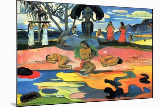 Mohana No Atua-Paul Gauguin-Mounted Premium Giclee Print
