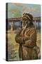 Mohave medicine man-Charles Marion Russell-Stretched Canvas