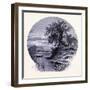 Mohawk Valley and Mohawk River United States of America-null-Framed Giclee Print