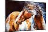 Mohican Indian War Horse-Marcia Baldwin-Mounted Premium Giclee Print