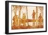 Mohicans-Newell Convers Wyeth-Framed Art Print