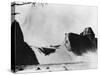 Mohne Dam after Bombing-null-Stretched Canvas