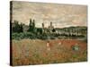 Mohnfeld Bei Vetheuil. Ca.1880-Claude Monet-Stretched Canvas