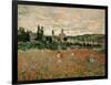 Mohnfeld Bei Vetheuil. Ca.1880-Claude Monet-Framed Giclee Print