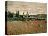 Mohnfeld Bei Vetheuil. Ca.1880-Claude Monet-Stretched Canvas