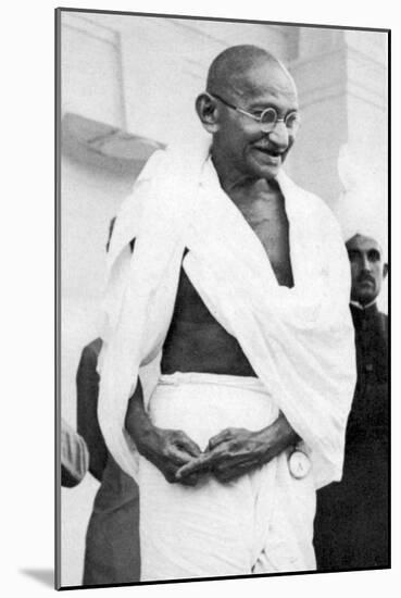 Mohondas Karamchand Gandhi (1869-194), Indian Nationalist Leader-null-Mounted Giclee Print