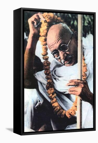 Mohondas Karamchand Gandhi (1869-194), Indian Nationalist Leader-null-Framed Stretched Canvas