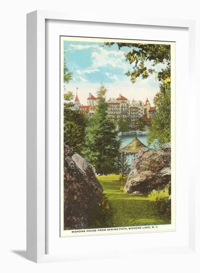 Mohonk Mountain House, Mohonk Lake, New York-null-Framed Art Print