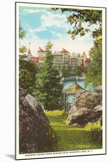 Mohonk Mountain House, Mohonk Lake, New York-null-Mounted Art Print